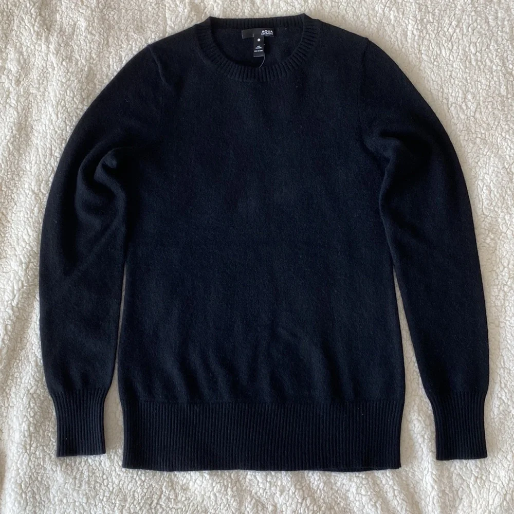NWT Bloomingdale’s Aqua 100% cashmere sweater - Picture 2 of 10